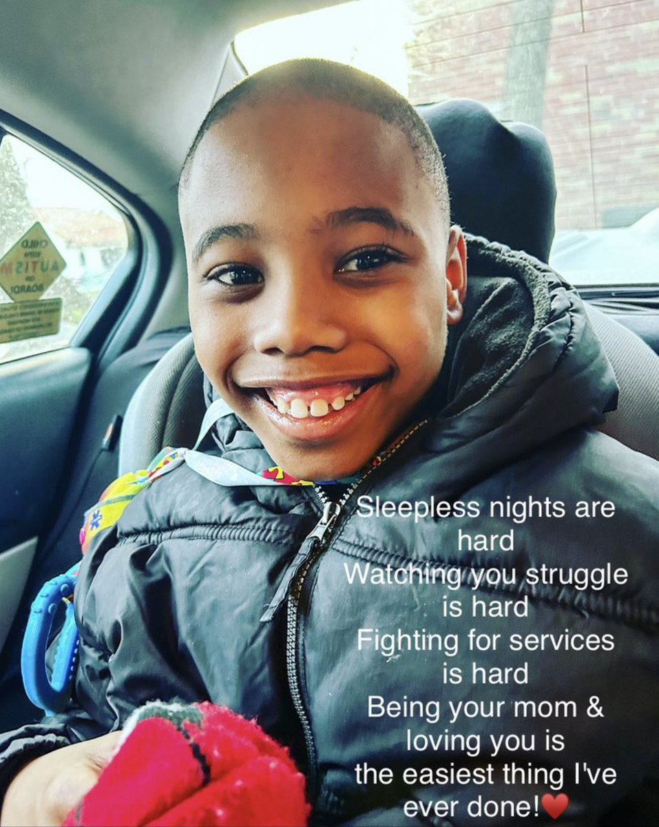 asize12's tweet photo. You wake up w/ this beautiful smile every day. Ur love shines through because of your beautiful & loving spirit. You taught me how to love in a special way that required more of me & I am truly a better person because of you. Thank U 4 being you. ILU Tyler♥️ #AutismIsBeautiful🧩 https://t.co/g5mtYoh8Fz