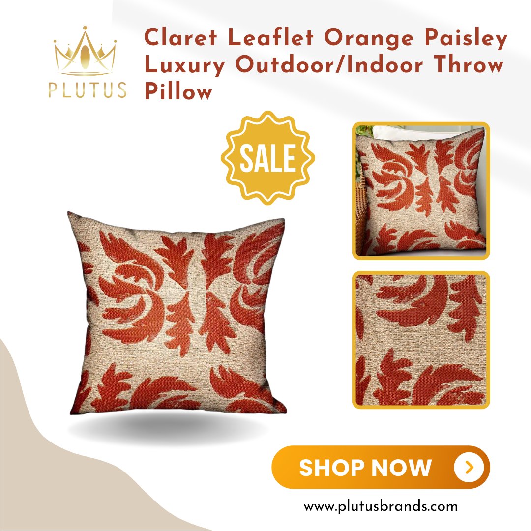 The perfect complement to your outdoor furniture, this bold luxury pillow is made from durable Sunbrella-an easy-to-clean, stain, fade, and mildew resistant.

Shop here: bit.ly/41ahKfa  

#bestpillow #outdoorpillow #pillowtalk #plutusbrand #plutuspillow