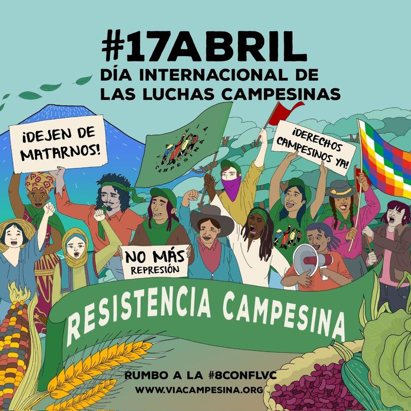 #17deAbril2023 Desde #AnapCuba 'Frente a las crisis globales, construimos la Soberanía Alimentaria para asegurar un futuro a la humanidad' 
Nuestra lucha es por conservar la soberanía de nuestro pueblo y la solidaridad con otros pueblos del mundo. #LuchasCampesinas #8ConfLVC