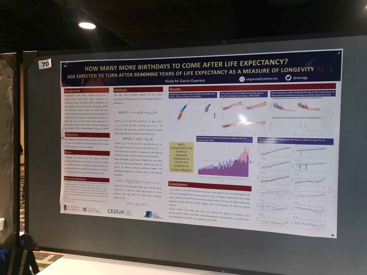 📢Come and chat about longevity at the spot 70 #PAA2023 🤓