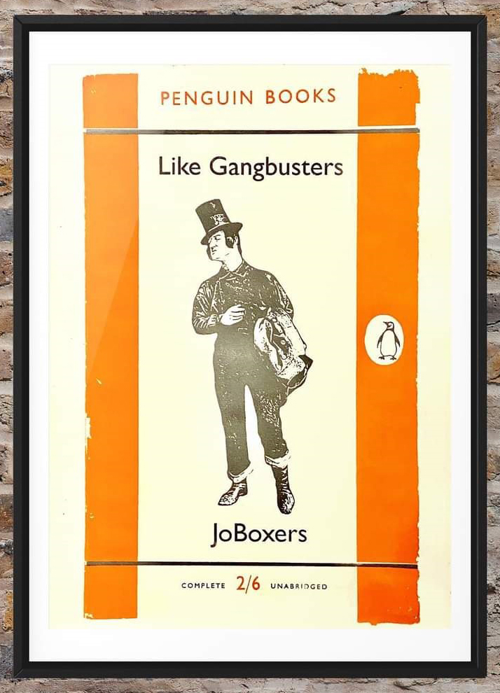 14 limited edition screen prints by Barry McLuskie @rosario_fc for raffle. Post photo of your album on Record Store Day 22 April, tag @joboxers_band and #JoBoxersRSD23 We'll contact winners for shipping details. #JoBoxersRSD23 #joboxers #threeofclubsscreenprints @rosario_fc