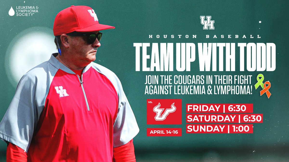 𝐓𝐄𝐀𝐌 𝐔𝐏 𝐖𝐈𝐓𝐇 𝐓𝐎𝐃𝐃 ❤️

Fans who donate $50 or more at the link below will receive up to 4 GA tickets this weekend. 

Show your donation confirmation at the box office on game day to receive your tickets. 

Donate: bit.ly/3KyMuj1

<a href="/toddwhitting/">Todd Whitting</a> x #GoCoogs