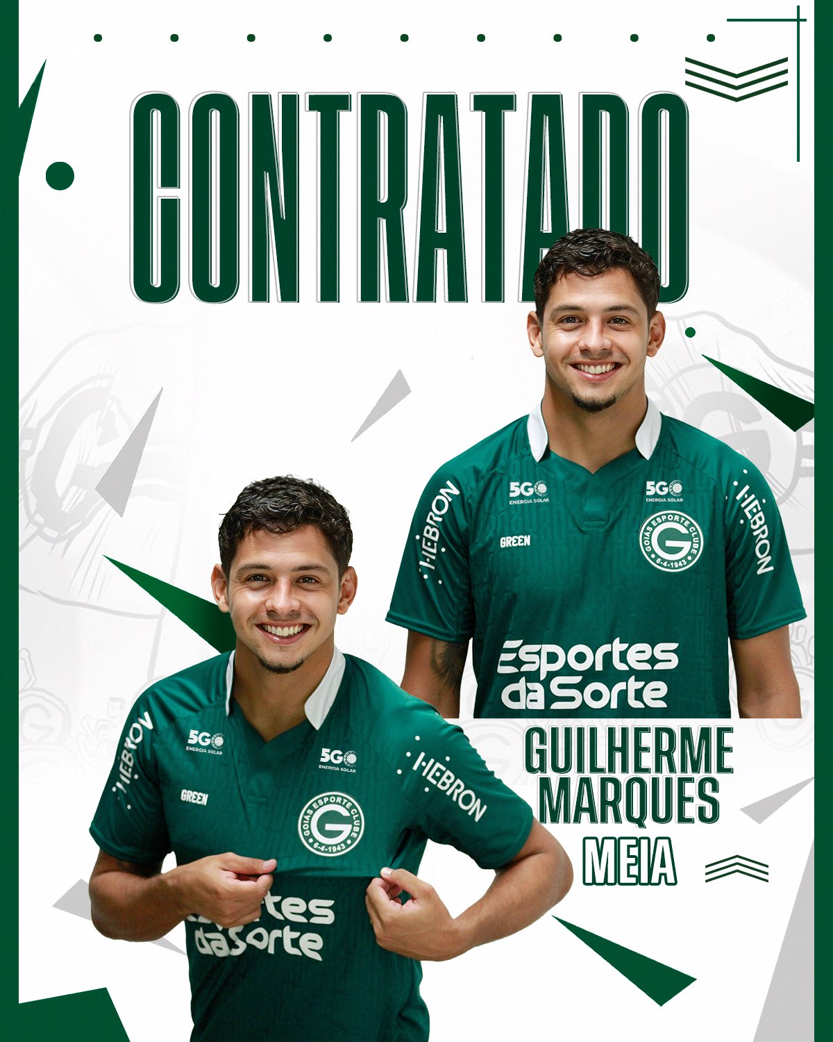 Verdão apresenta atacante para a sequência da temporada - Goiás Esporte  Clube