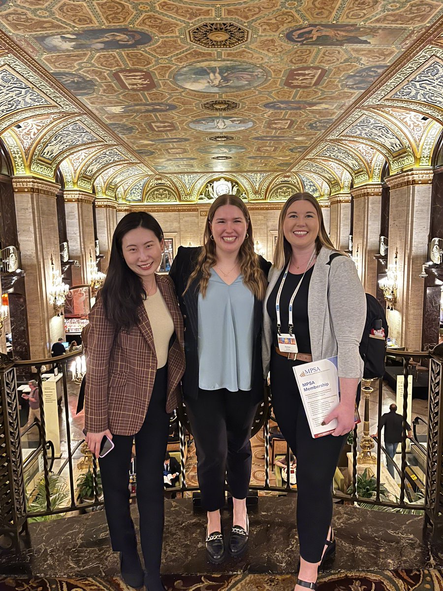 Just a couple of @osupolisci ladies ready to rock #MPSA2023