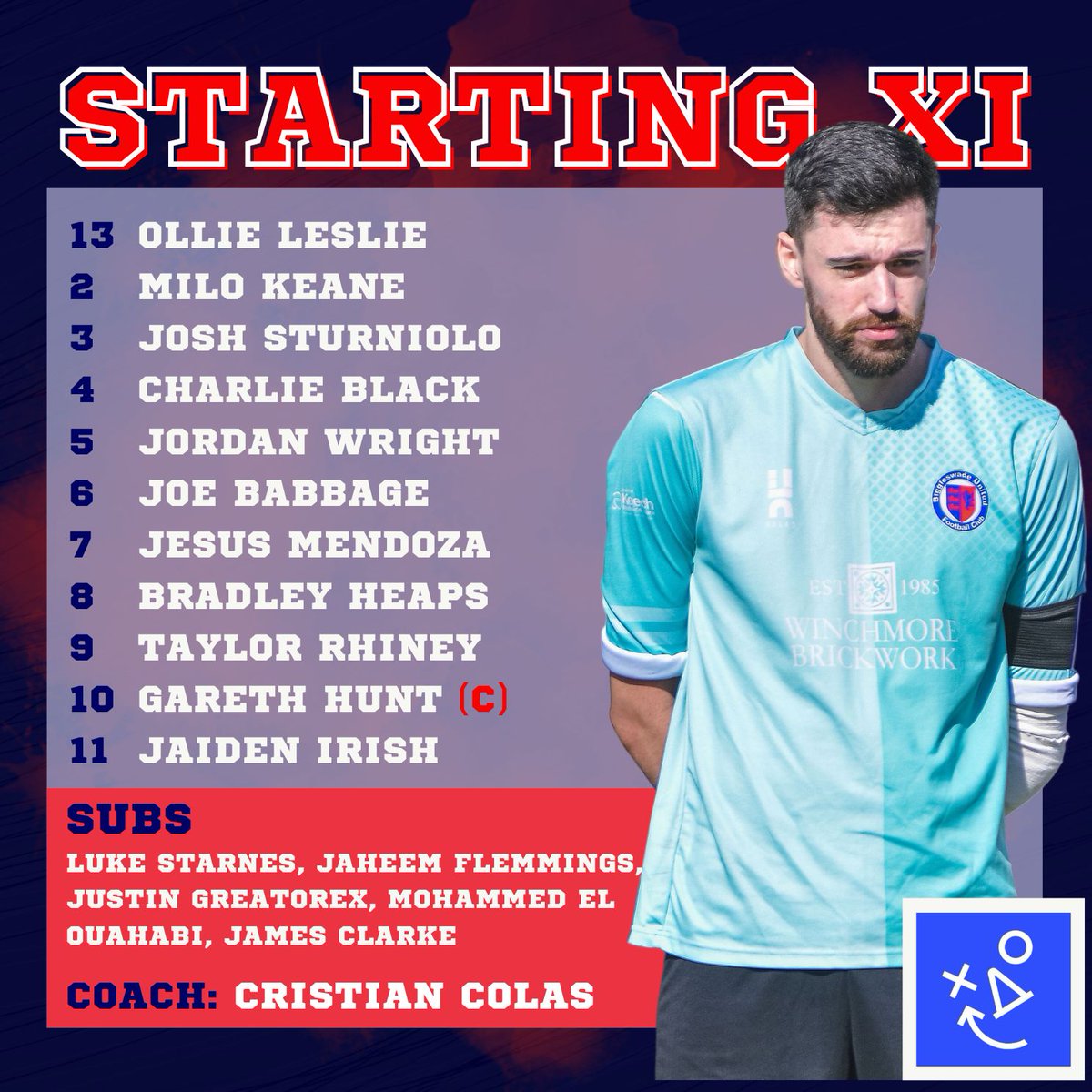 🔴 Team News 🔵

Here's how we line-up against <a href="/LeightonTownFC/">Leighton Town FC</a> 

Lineup partner <a href="/goteam_sports/">goTeam! Sports 🇬🇧 🇺🇸</a> 🤝

#BUFC #OneClub <a href="/SpartanSMFL/">Spartan South Midlands</a>