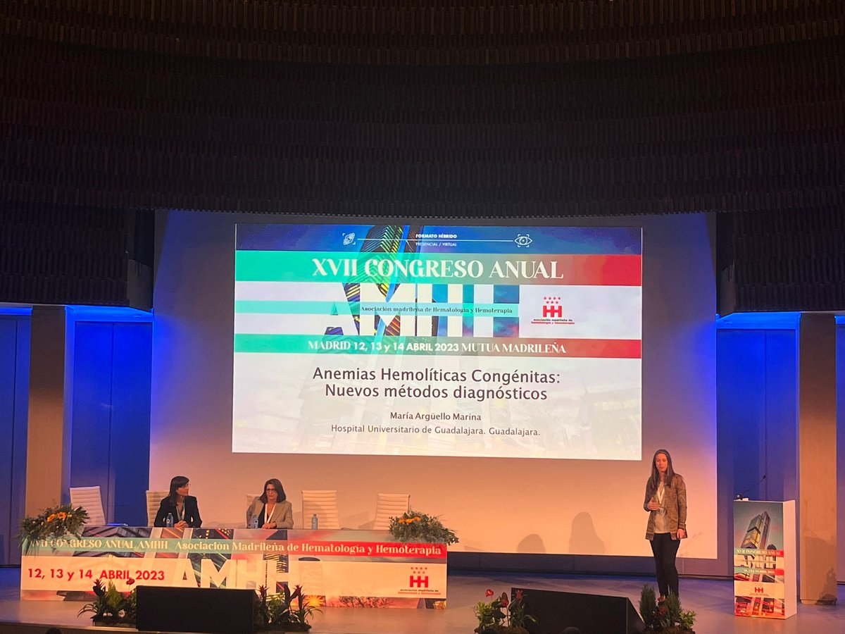 AymonSolutions's tweet image. Ponencia sobre #Eritropatología moderada por la Dra. Montserrat López Rubio del Hospital U. Príncipe de Asturias. Participa la Dra. María Argüello Marina del Hospital U. de Guadalajara y Dra. Marta Morado Arias del Hospital U. La Paz.