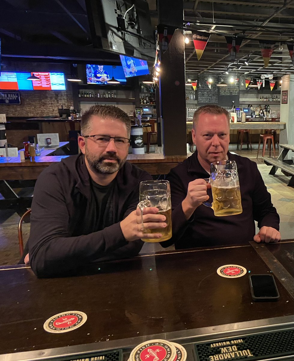 dennysoetaert's tweet photo. He hired me and helped shape me into the equipment manager I am today.  He has been a wonderful mentor the last 17 years but even more so he has been one of my best friends. Thank you for everything you have done for me and this entire organization, Suds! Cheers to you! https://t.co/4ymKKfyPiP