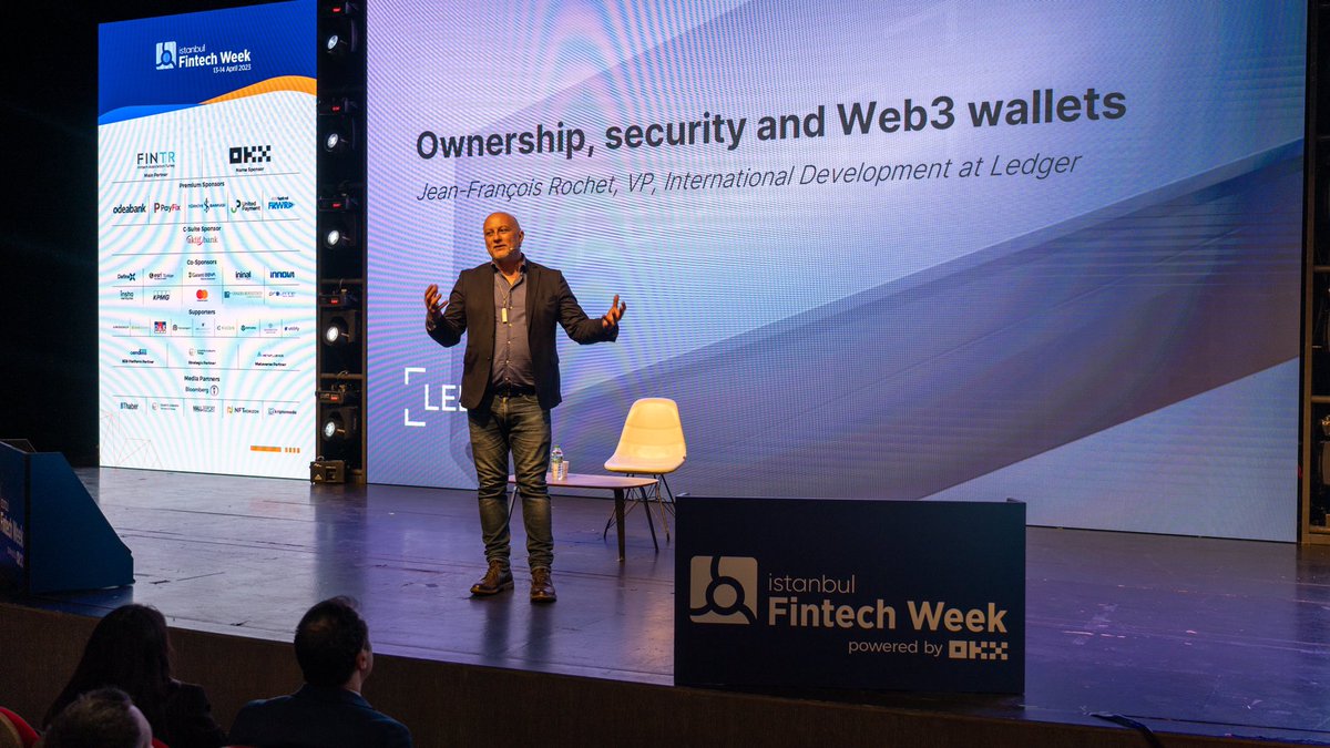 Another great presentation from Jean-Francois Rochet at Istanbul Fintech Week! ⌨️ #IstanbulFintechWeek #IFW23