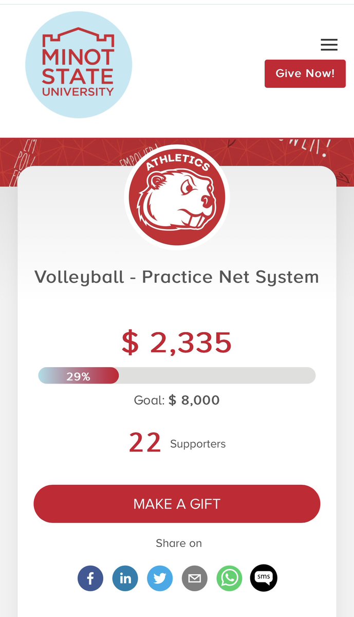 Minot State Volleyball tweet media