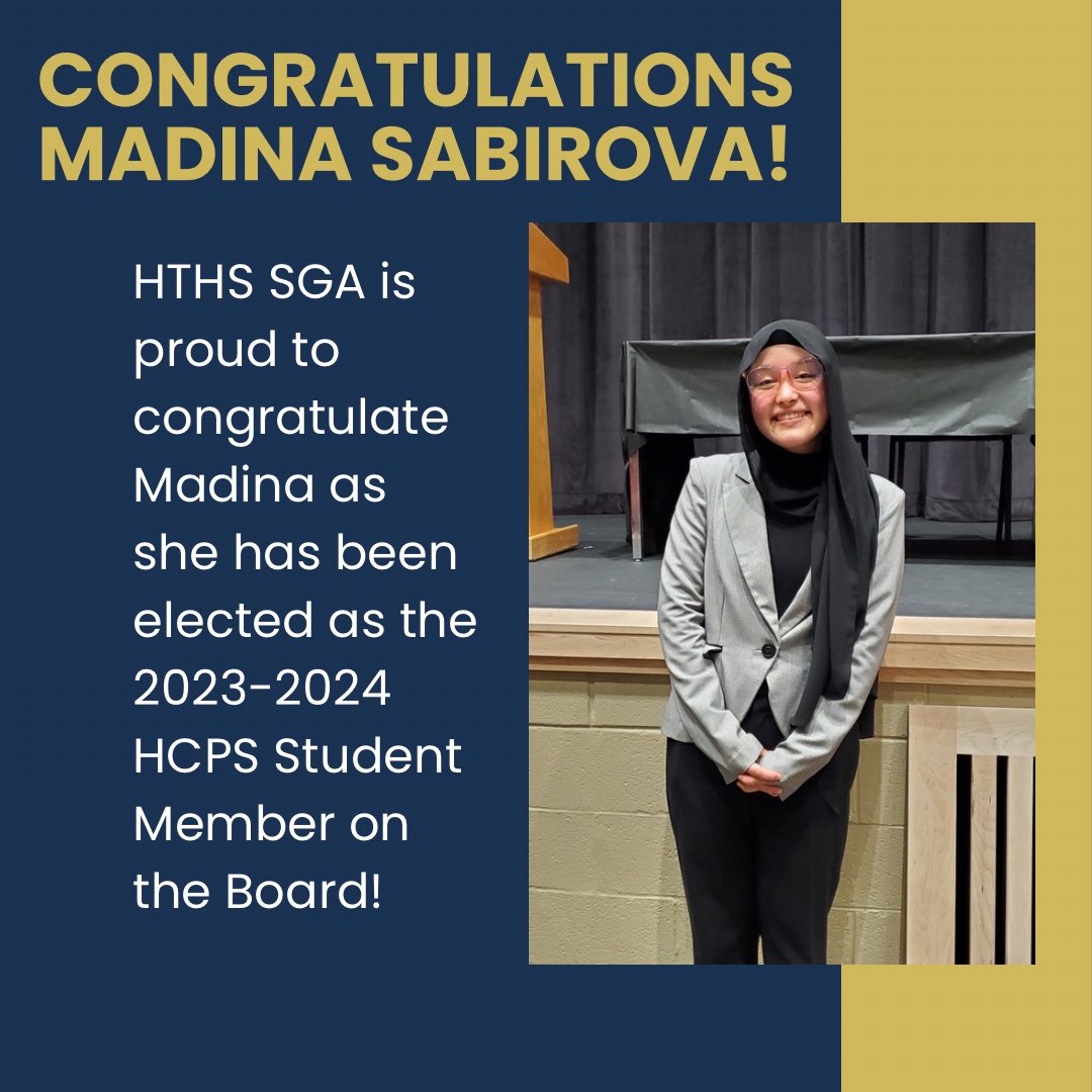 Congratulations Madina!!