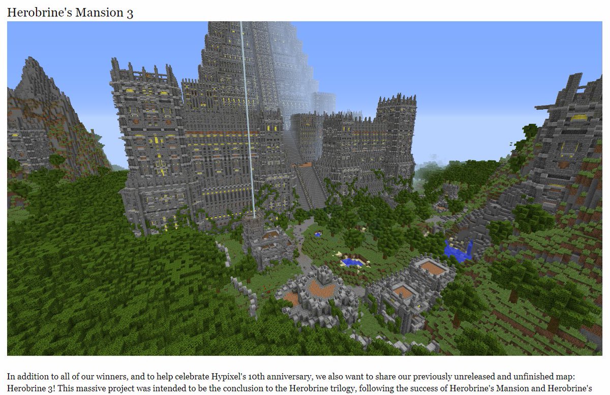Minecraft Herobrines Mansion
