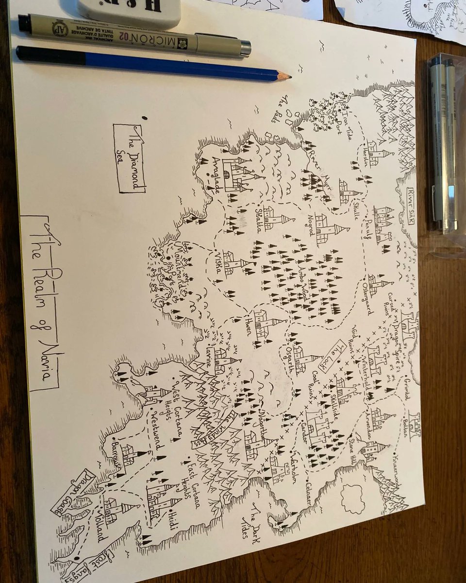 ALBuxton2's tweet photo. 1st, 2nd, and 3rd draft of the second world I've created in the last 7 years. I'm by no means an artist or an illustrator, YET. But with one draft to go, you get a brief idea of how my new world will look.
#amwriting #fantasy #WritingCommunity #writingchat #writingprompt https://t.co/6Vwh0lir3w
