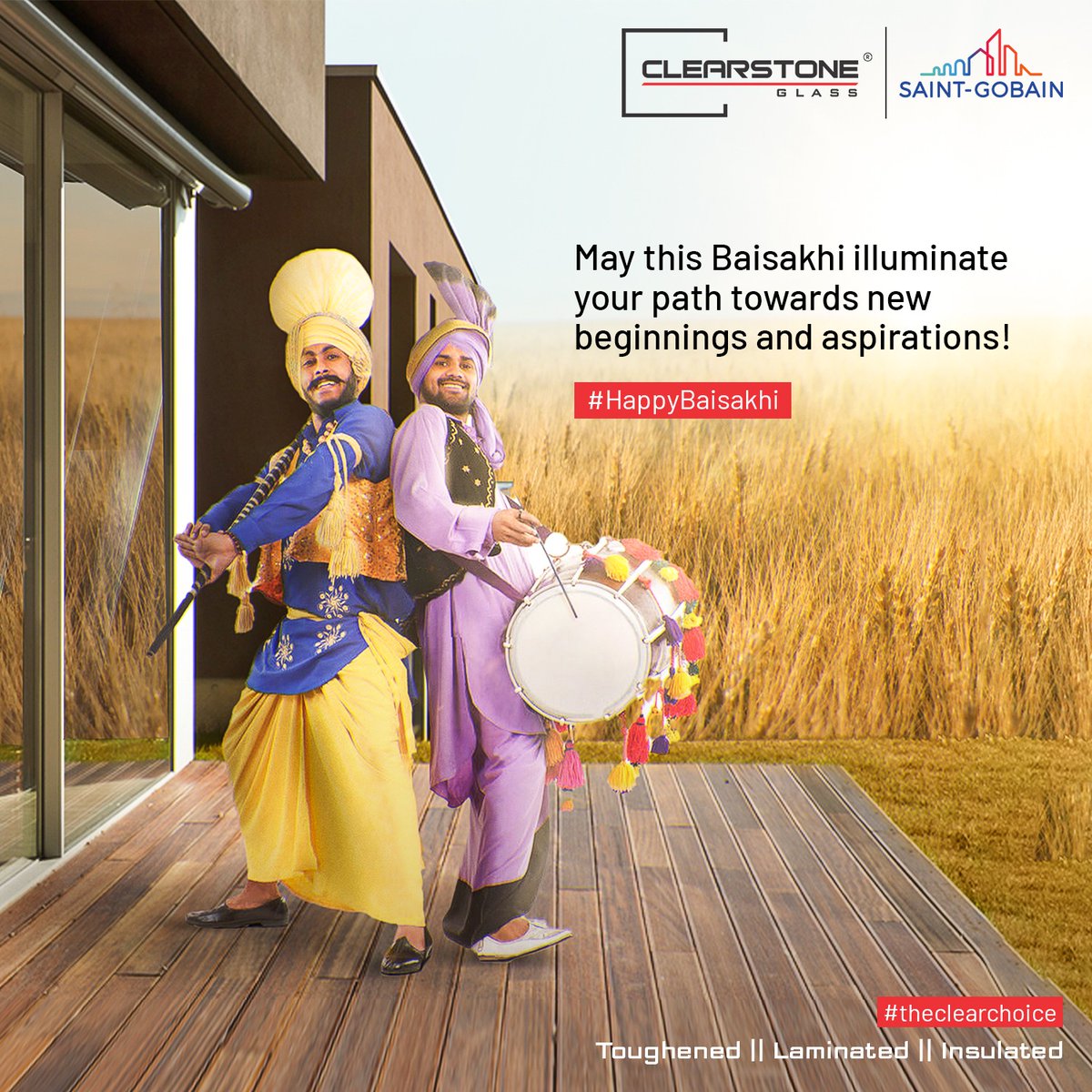 ClearstoneGlass's tweet photo. May the light of Baisakhi guide you towards new beginnings and aspirations!
Happy Baisakhi ๐พ
#happybaisakhi #clearstoneglass #glasswork #glassindustry #glass #toughenedglass #Laminatedglass #Insulatedglass #reflectiveglass #glassmanufactures #acousticlaminatedglass #siliguri https://t.co/ThaRo3BqiB