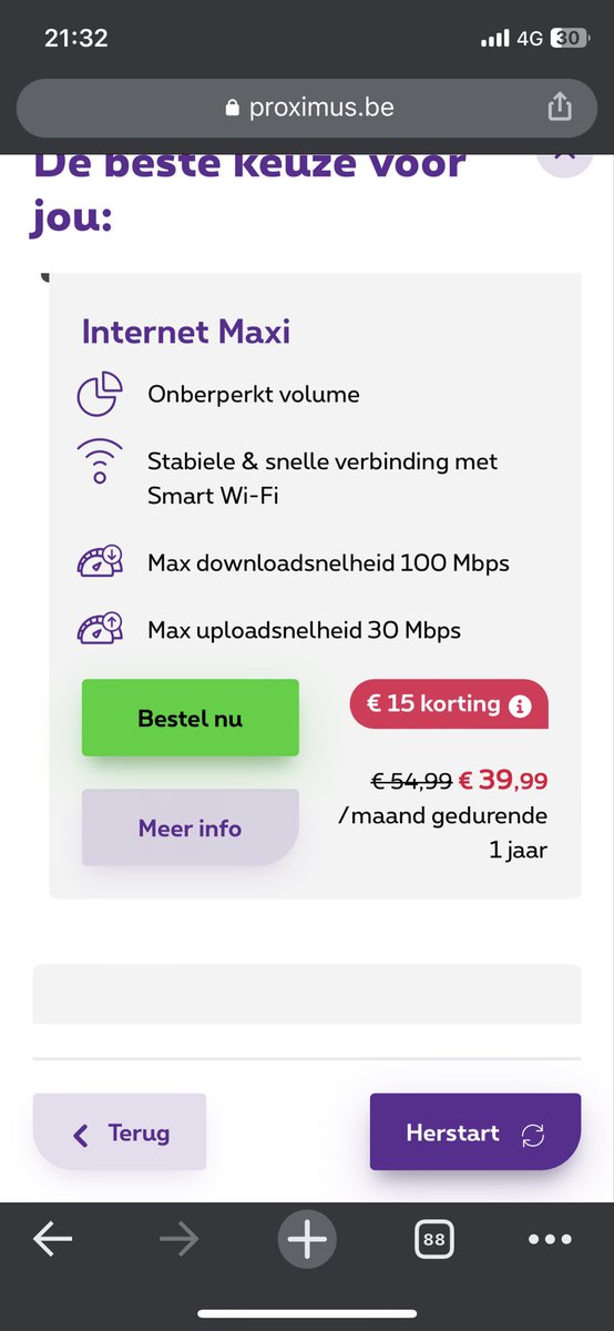 Telenet kondigt tariefverhoging aan, iedereen zoekt naar een alternatief. <a href="/ProximusGroup/">Proximus Group</a> misschien de moment om die typo te verbeteren?