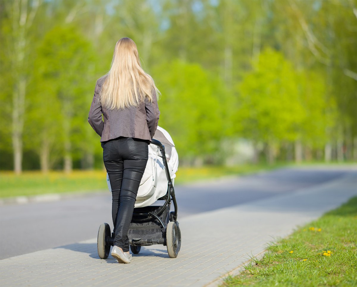 As far as managing stress, not everyone has the option to go on a walk without their children, so walking with them in a stroller helped me decompress when there were younger and I was in early recovery, trying to adjust to life again.  
-Former staff sharing lived experience