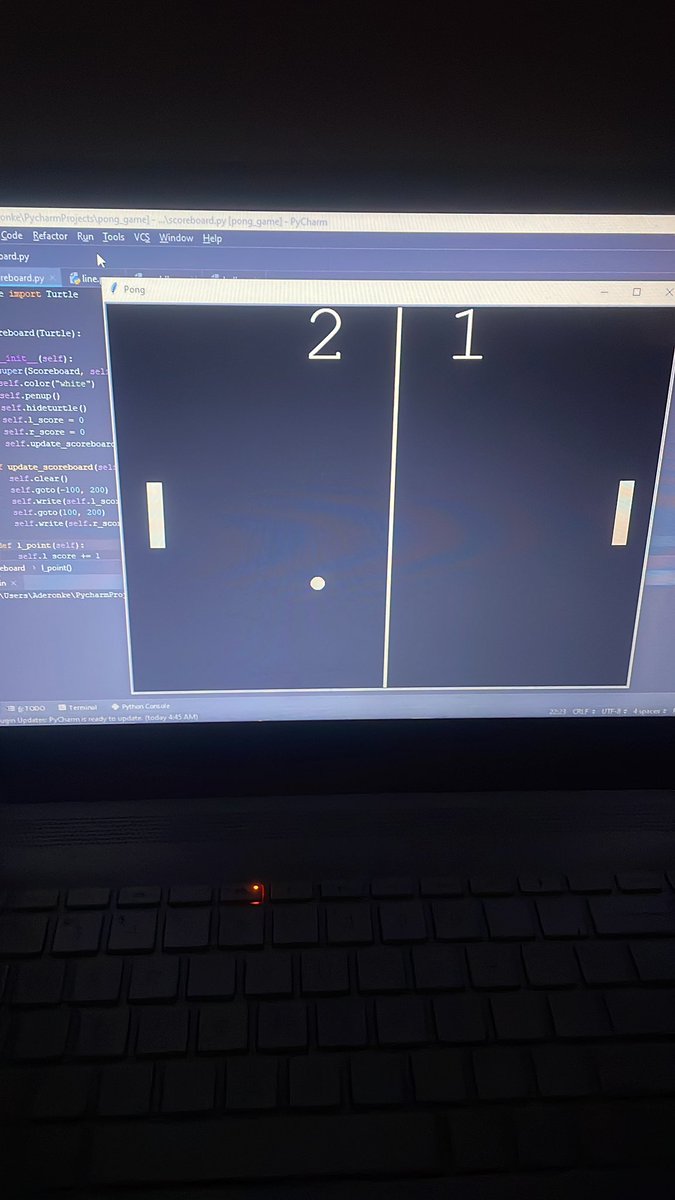 OpewilliamsK's tweet image. I enjoying working on OOP, in the past 4 days, I have been able to recreate some of childhood games.#100daysofcodepython