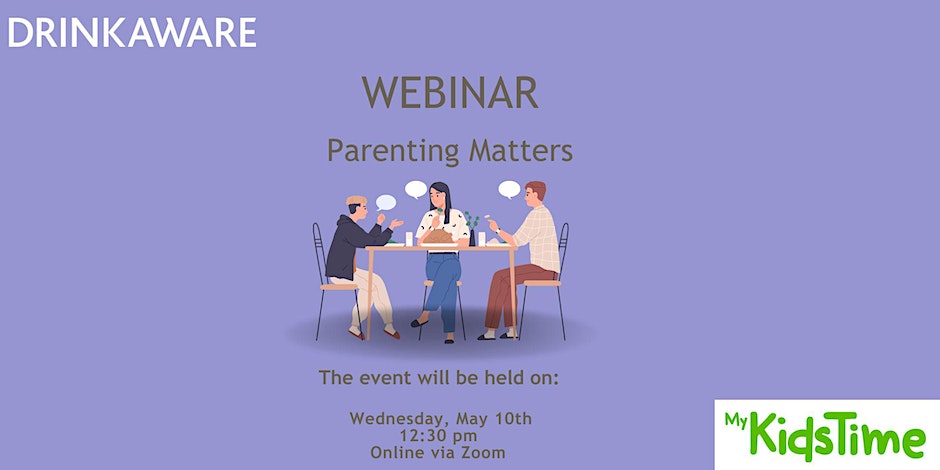 Did you know @Drinkaware_ie are hosting a webinar on May 10th at 12.30pm with an aim to provide useful information for parents to have meaningful conversations with their young person about alcohol? Join the conversation by reserving your spot - mykidstime.link/drinkawarepare… #sp