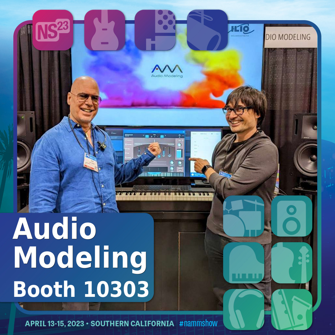 ILIO (@ilio_official) on Twitter photo See you at <a href="/NAMMShow/">NAMMShow</a>! ๐ถ
Make sure to check out <a href="/AudioModeling/">Audio Modeling</a> at booth 10303.
We will be showcasing the powerful SWAM instruments ๐บ ๐ท ๐ป & the versatile live performance tool, Camelot ๐ป!
Featuring Jon Gilutin. Stop by and say hi!
#NAMMShow #audiomodeling #swamengine #camelot See you at <a href="/NAMMShow/">NAMMShow</a>! ๐ถ
Make sure to check out <a href="/AudioModeling/">Audio Modeling</a> at booth 10303.
We will be showcasing the powerful SWAM instruments ๐บ ๐ท ๐ป & the versatile live performance tool, Camelot ๐ป!
Featuring Jon Gilutin. Stop by and say hi!
#NAMMShow #audiomodeling #swamengine #camelot