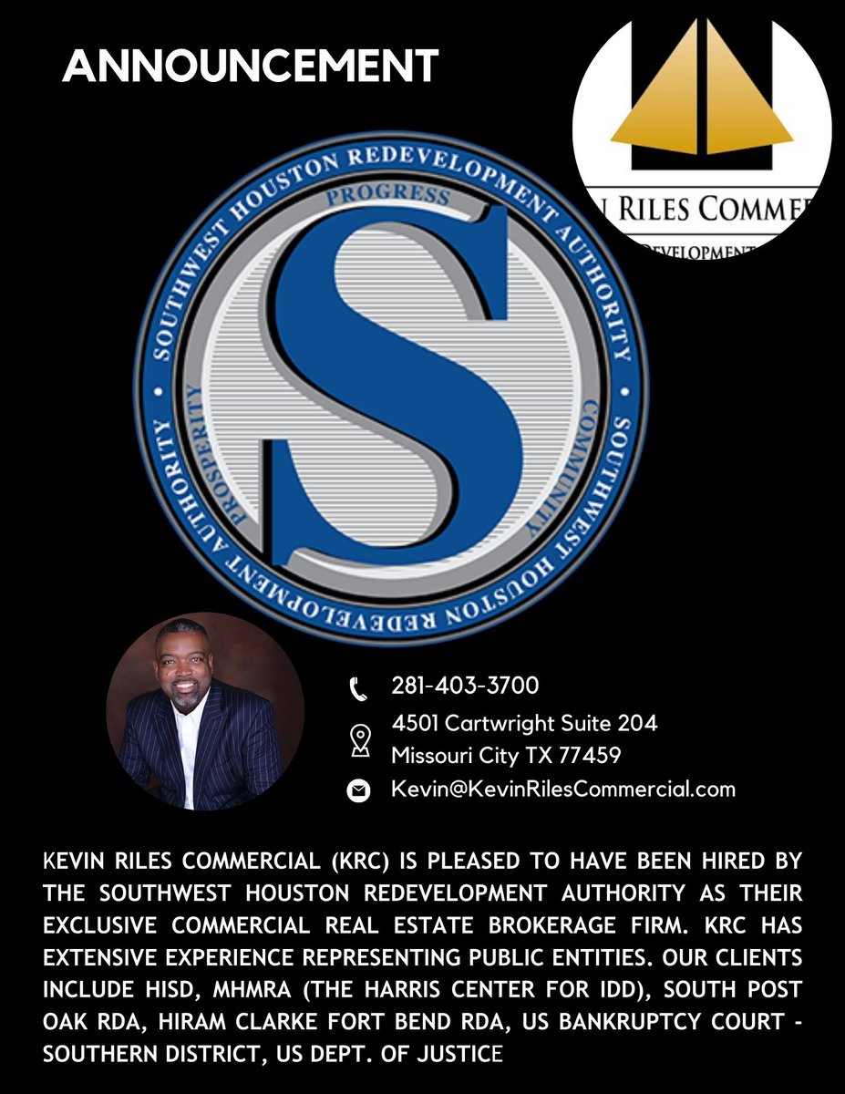 #KevinRilesCommercial #HoustonCommercialRealEstate #ApartmentsForSale #InvestmentBrokerage #tenantrepresentation #investmentproperty #commercialrealestate #realestateinvesting #commercialrealtor #realestateinvesting #realestateinvestor #propertyinvestments #investorlife