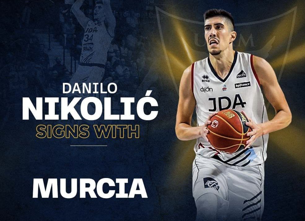 After the great season in VTB league, our sharp shooter Danilo Nikolic will continue his career in <a href="/UCAMMurcia/">UCAM Murcia</a> ! 🇪🇸 here we come!! <a href="/DNick34/">Danilo Nikolić</a> 💪🏽 <a href="/dcarroFairPlay/">David Carro Funes</a> 🙏 <a href="/JelicOCT/">Marko Jelic</a> <a href="/OctagonBballEU/">Octagon Basketball Europe</a> #octagonfamily