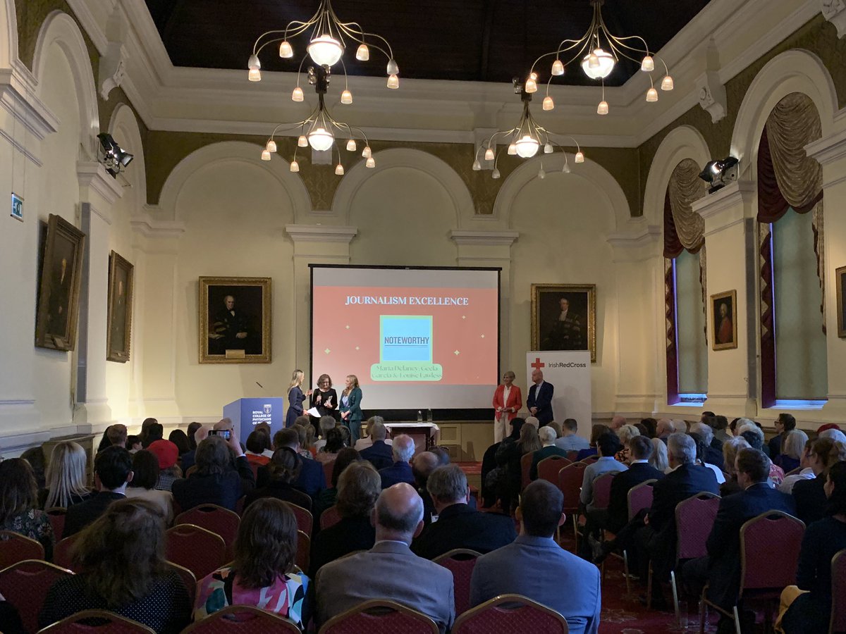 AnnaMarie O Carroll (@aocarroll) on Twitter photo Congratulations <a href="/noteworthy_ie/">Noteworthy</a> winners of <a href="/irishredcross/">Irish Red Cross</a> Journalism Excellence award! 👏
#humanitarianawards Congratulations <a href="/noteworthy_ie/">Noteworthy</a> winners of <a href="/irishredcross/">Irish Red Cross</a> Journalism Excellence award! 👏
#humanitarianawards