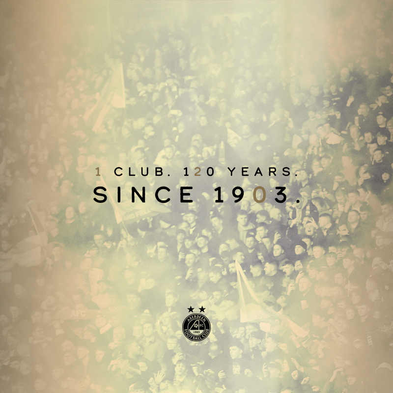 14/04/1903 - Aberdeen Football Club was formed.

#StandFree