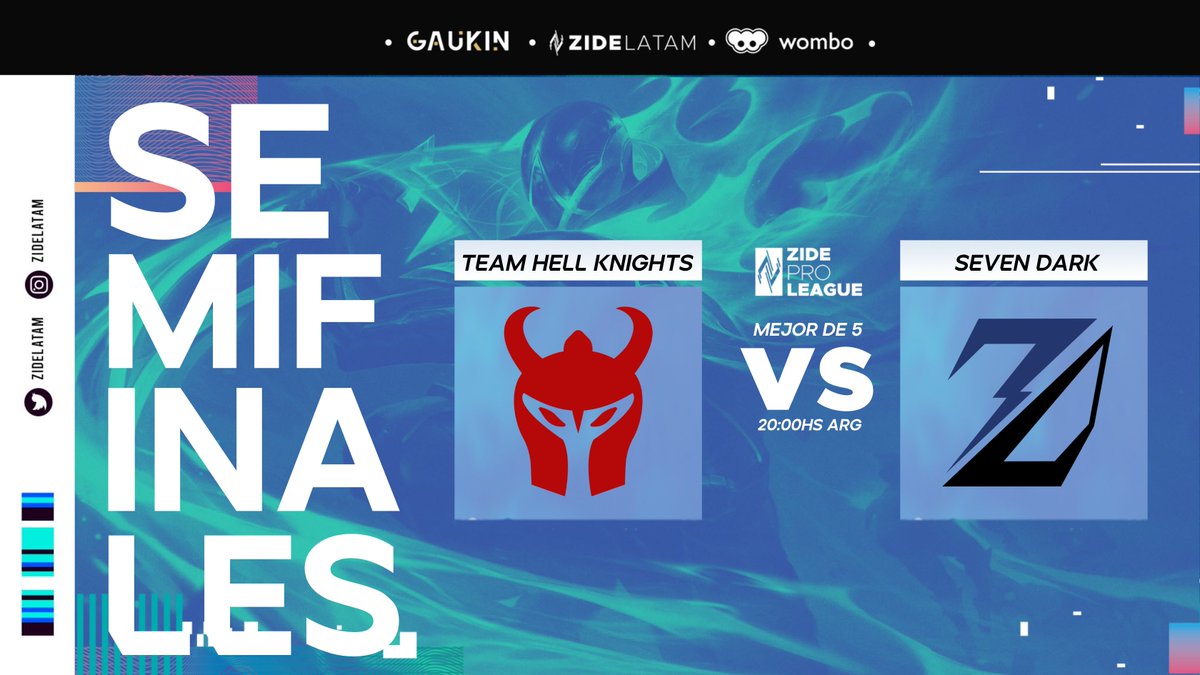 Hoy conocemos al ultimo finalista en la #ZideProLeague con un duelo a 5 mapas digno de una final 🔥

⚔️ <a href="/teamhellknights/">Team Hell Knights ⚔️</a> 🆚 <a href="/7D_SevenDark/">𝟕𝐃 Seven Dark</a> 
⏰ 20:00hs 🇦🇷 19:00hs 🇨🇱
📺 twich.tv/zidelatam
🎙️ <a href="/Garybaldo2/">Gary 🏳️‍⚧️</a> y <a href="/barbascaster/">Miguel Casas Beramendi</a> 

¿Te animas a jugártela?😬

#SomosZide #LeagueOfLegendes
