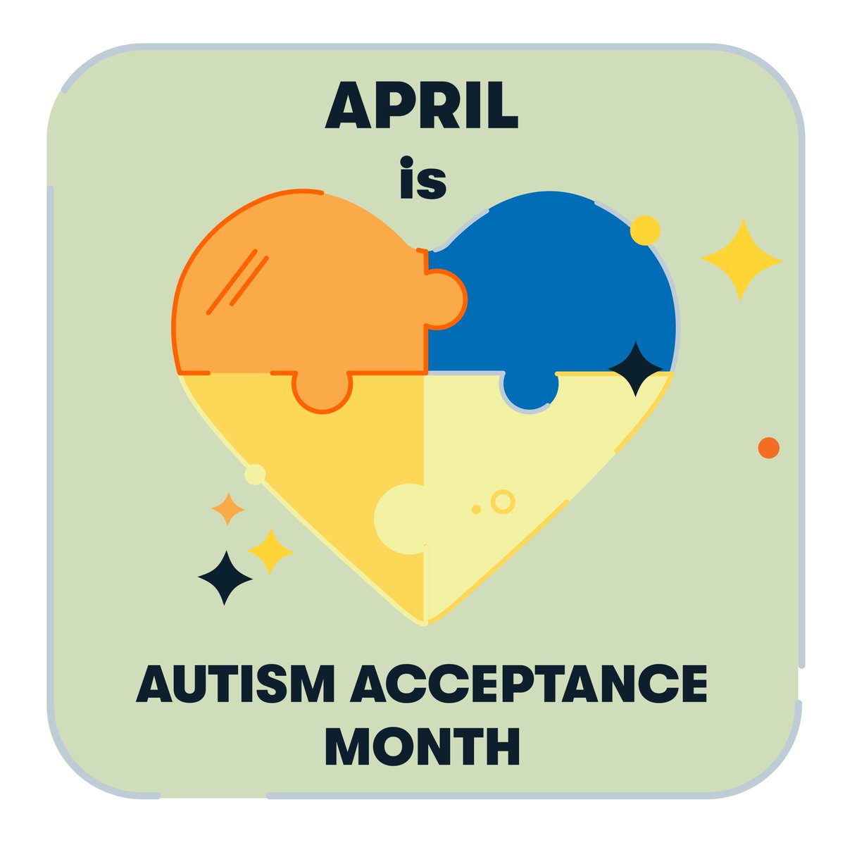 Why #AutismAcceptance? Here’s what President &amp; CEO of the Autism Society, has to say: “As many individuals and families affected by autism know, acceptance is often one of the biggest barriers to finding and developing a strong support system.”
#autismacceptancemonth
