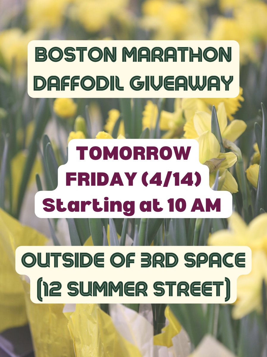 Get #BostonMarathon ready. First come, first served #DowntownBoston #BostonStrong #OneBoston