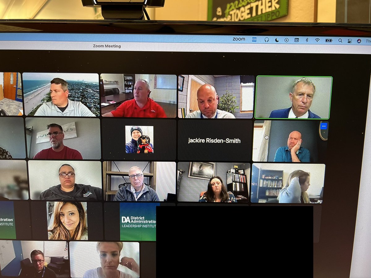 <a href="/Sup_Deets/">Dr. Dave Deets</a> <a href="/ihsuperbrave/">Kirk Koennecke</a> <a href="/BradTuttle21/">Brad Tuttle</a> <a href="/Glennr1809/">Glenn Robbins</a> and <a href="/FairviewSupt/">Jackie Risden-Smith</a> conducted mock interviews today with our #DASuptAcademy cohort and they were incredible. We can’t thank you enough for helping out!!! <a href="/DA_Leadership/">DA Leadership Institute</a> <a href="/AmyDujon/">Amy Dujon</a>