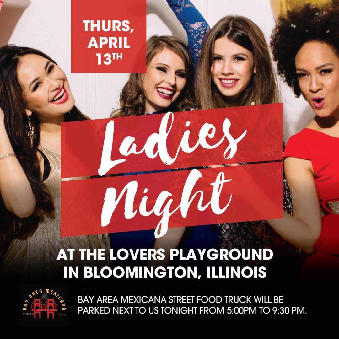 LoversPlayUSA's tweet image. T-minus 2 hours until tonight&apos;s Ladies Night in Bloomington, IL. Stop by between 7pm to 9pm. Bay Area Mexicana will have their food truck parked in the lot from now until 9:30 PM. We&apos;ll see you soon!

#exploreyourcuriosity #springevent #ladiesnightout #bloomingtonillinois