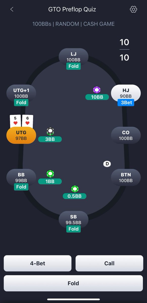 JonathanLittle's tweet image. Check out these cash game scenarios from our @PokerCoaching_  GTO preflop quiz feature! Can you make the right decision in each situation? I'll give away 2 x 1 month of PokerCoaching Premium to those of you who guess and retweet this post! You have 48 hours! Good luck!! 📈🔥🔥💥