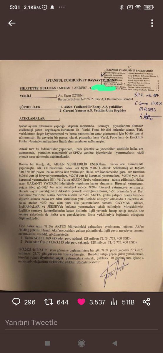 kaplankelebek's tweet photo. #akfye #SPK #cimer #BorsaIstanbul sizlerde buna duyarsız mı kalacaksınız?daha ne kadar #hamdiakın ve ailesinin arkasında arkasında duracaksiniz.bu uygunsuz ve hileli kazanca dur demelisiniz.. https://t.co/zMWGa4yx8y