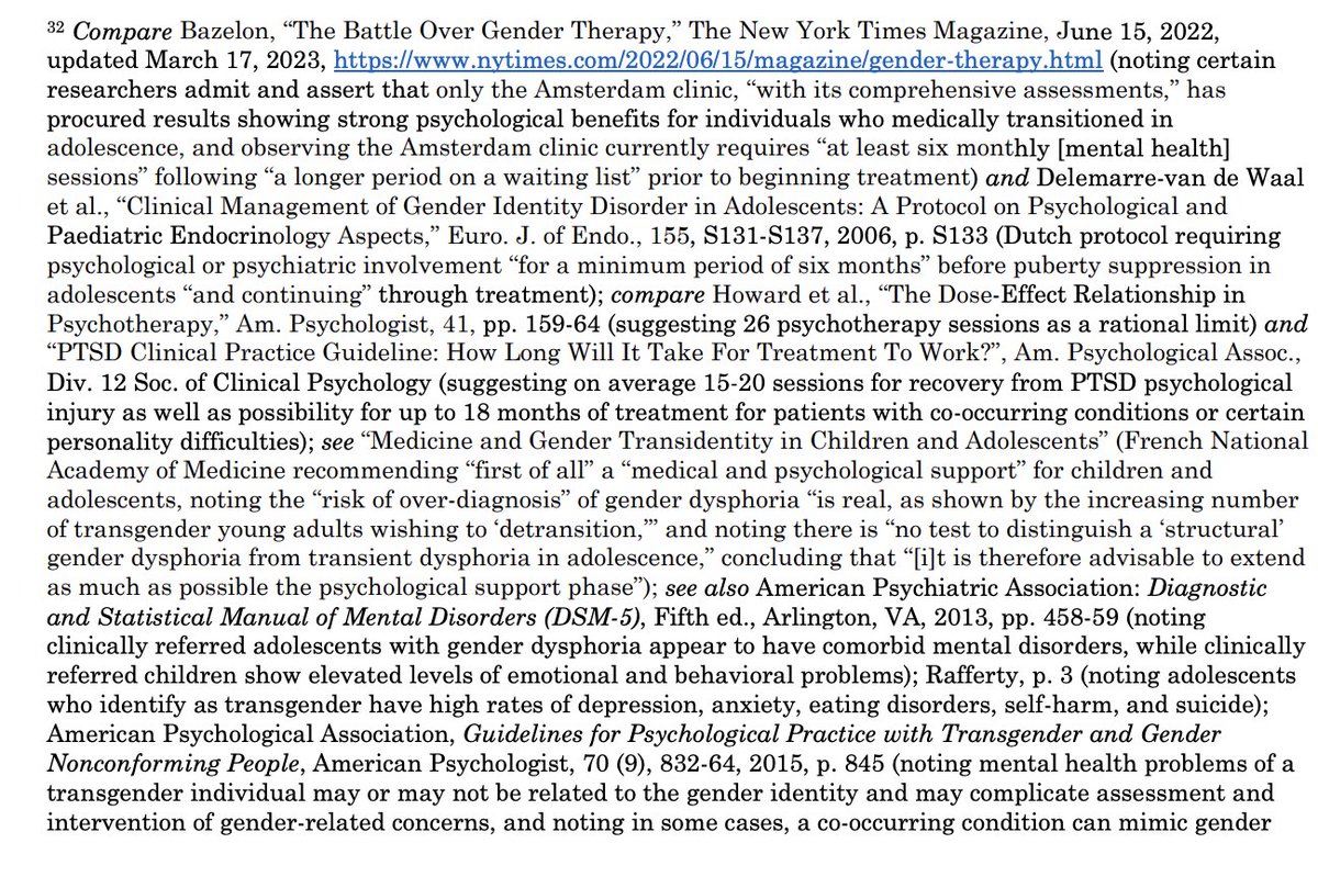Missouri Attorney General Andrew Bailey's blatantly unconstitutional order imposing new restrictions on gender affirming care for trans people of all ages cites coverage from the New York Times in justifying an 18 month waiting period for receiving care