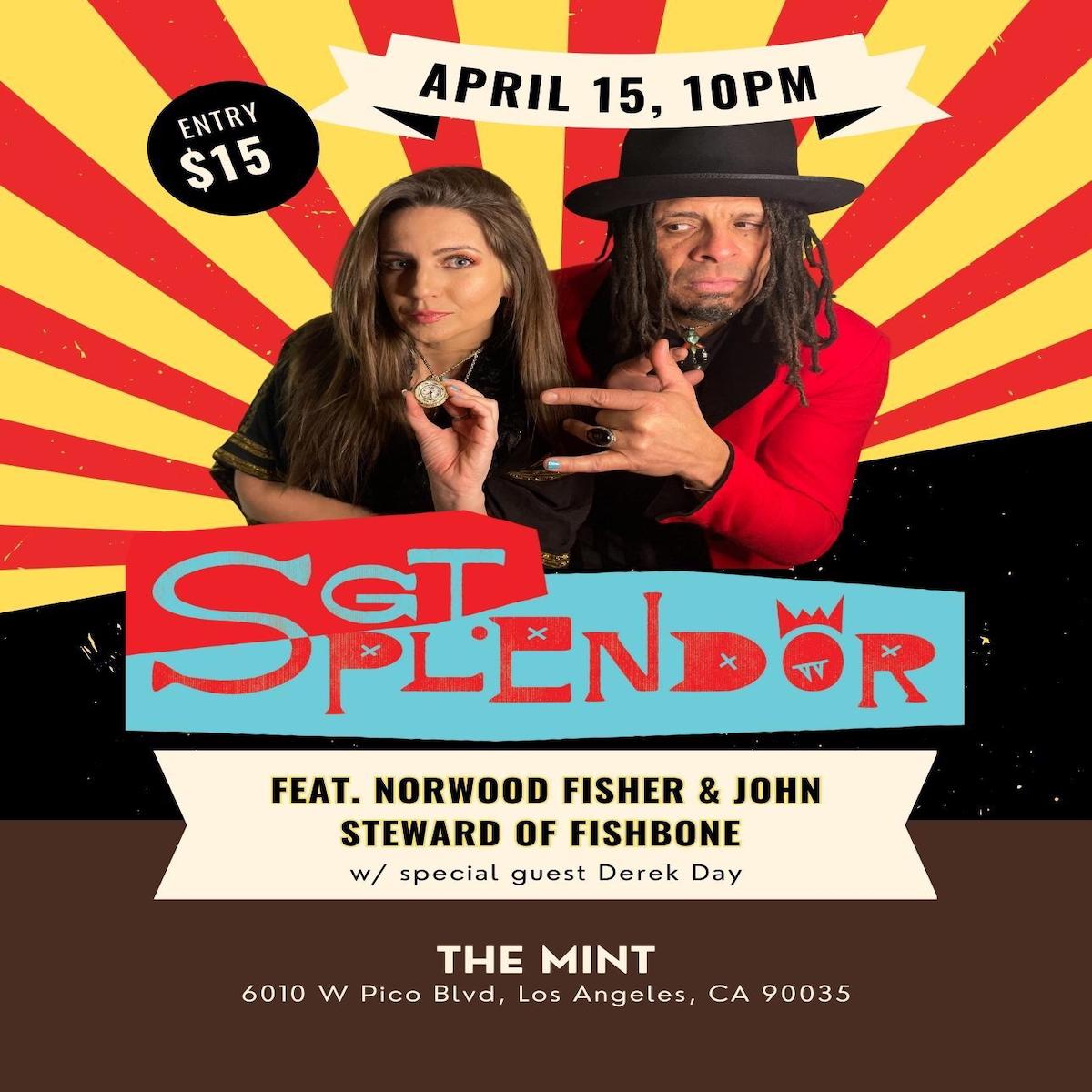 Mother West (@motherwestmusic) on Twitter photo On Saturday @themintLA will be hosting an all-star lineup of #sgtsplendor (@katevargasmusic & <a href="/eric_mcfadden/">Eric McFadden</a>) <a href="/woodywoodstraw/">Norwood Fisher</a> and #JohnSteward of @fishbonesoldier and special guest <a href="/derekdaymusic/">Derek Day🎸</a> - Grab your ticket to Saturday's show: tinyurl.com/SgtSplendorThe… On Saturday @themintLA will be hosting an all-star lineup of #sgtsplendor (@katevargasmusic & <a href="/eric_mcfadden/">Eric McFadden</a>) <a href="/woodywoodstraw/">Norwood Fisher</a> and #JohnSteward of @fishbonesoldier and special guest <a href="/derekdaymusic/">Derek Day🎸</a> - Grab your ticket to Saturday's show: tinyurl.com/SgtSplendorThe…