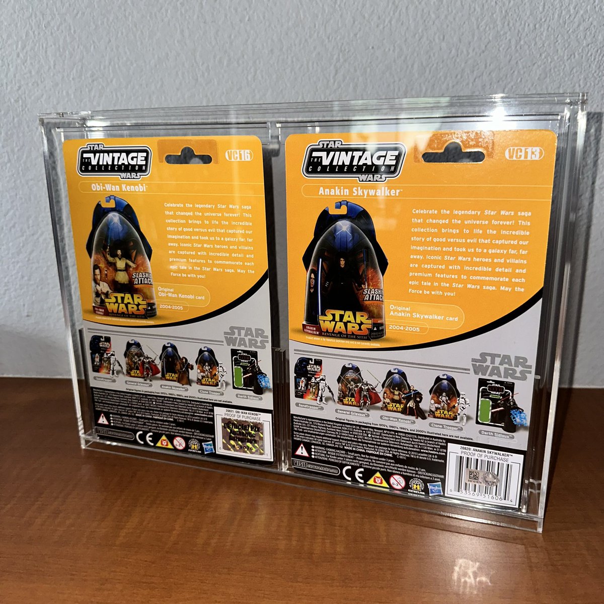 Dan Veesenmeyer (@dveese) on Twitter photo Brand new acrylic display for carded 3 & 3/4” action figures has arrived from <a href="/IainsDisplays/">Iain’s Display Accessories</a>…side by side option!!
Perfect for my Star Wars TVC Prequel Jedi signed by Hayden & Ewan!
Love it! Brand new acrylic display for carded 3 & 3/4” action figures has arrived from <a href="/IainsDisplays/">Iain’s Display Accessories</a>…side by side option!!
Perfect for my Star Wars TVC Prequel Jedi signed by Hayden & Ewan!
Love it!