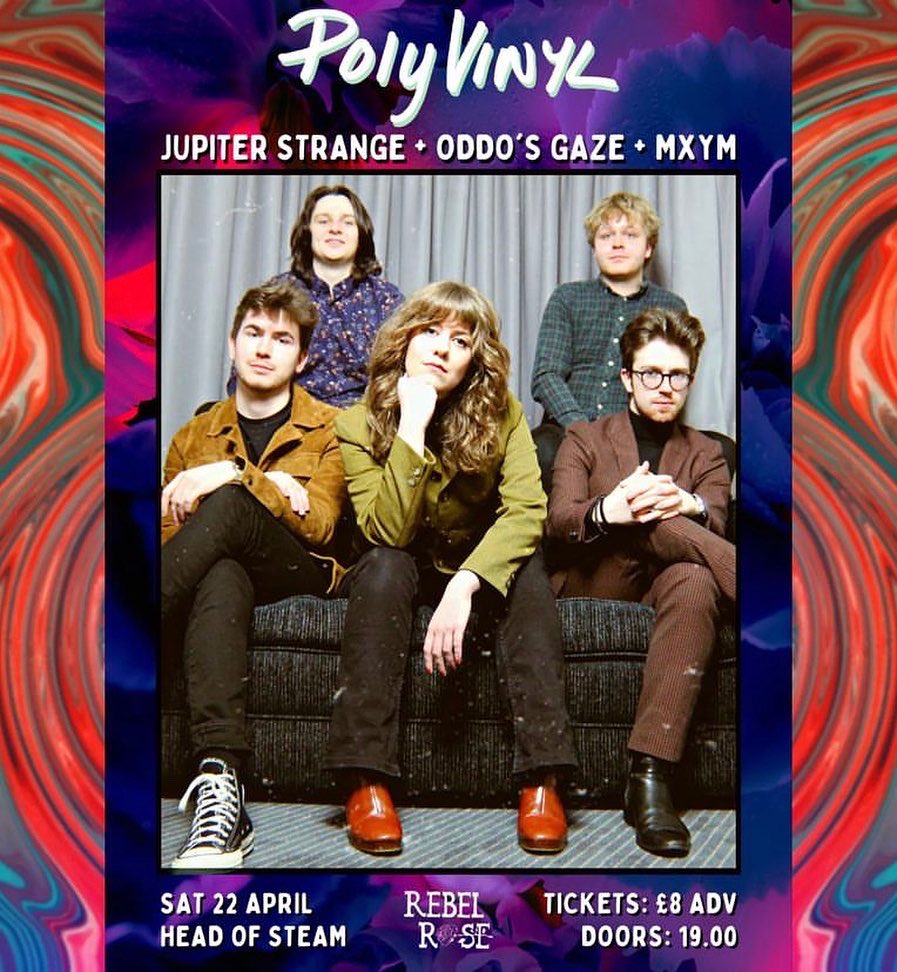 Someone said we’re playing in NEWCASTLE next Saturday 🪩❤️‍🔥 more than excited to be joining <a href="/PolyvinylBand/">Polyvinyl</a> !! 

We’ll also be playing a bonus acoustic set that afternoon in a miscellaneous pub so listen out. 

seetickets.com/event/polyviny…