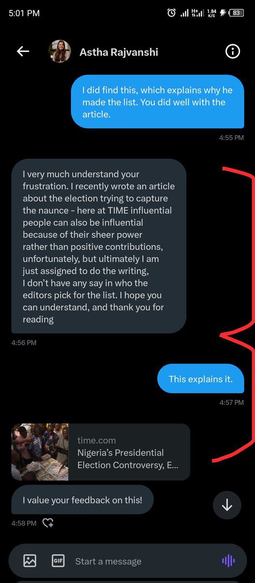 Floydmax11's tweet photo. Looking at what desperation has turned the APC camps into. They are paying influential people at Time Magazine to launder Baba's image. You paid a bribe to get an award, and you are celebrating it.

#TinubulsADrugDealer| Invictus Obi https://t.co/B0tadF9W24