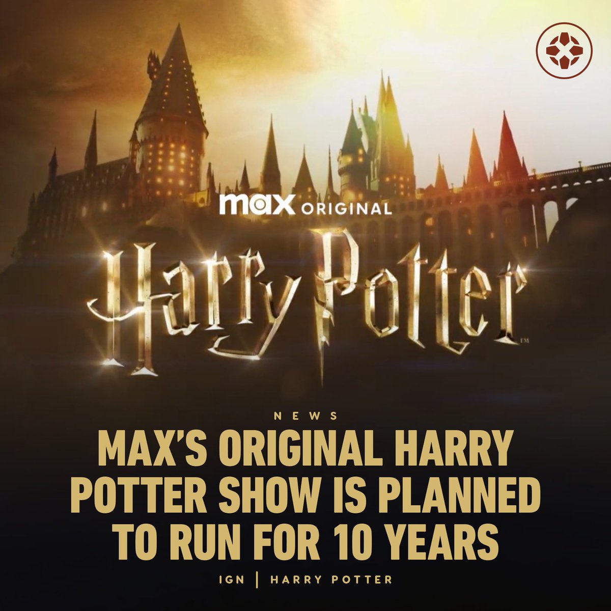 IGN's tweet photo. The new series will retell the story of the Harry Potter books on a one-season-per-book pace, with J.K. Rowling serving as Executive Producer. https://t.co/aIkTnjlRvG