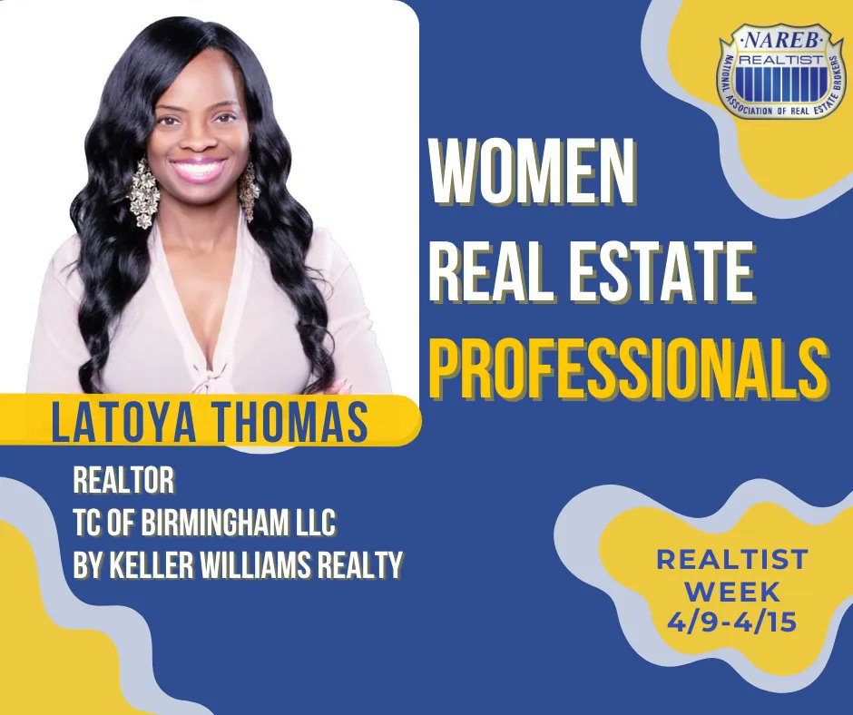 riskmanager205's tweet photo. Birmingham Realtist Association Member, LaToya Thomas. 
#realtistweek #democracyinhousing https://t.co/Q6FWgGAn4J