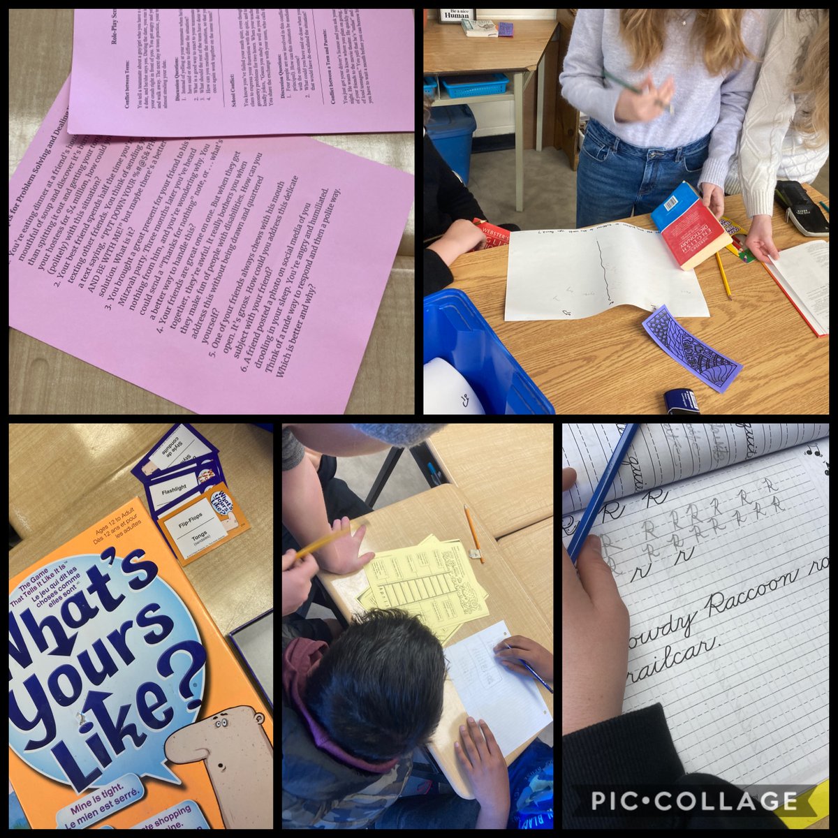 Ms_EMcCann's tweet photo. #GuidedGroups this week: Focusing on #ProblemSolving and #ConflictResolution as we finish up the third quarter of our #BookClub books 😁📚 #Collaboration #StudentEngagement  #LetsTalkBooks https://t.co/DY6y6GFl8J