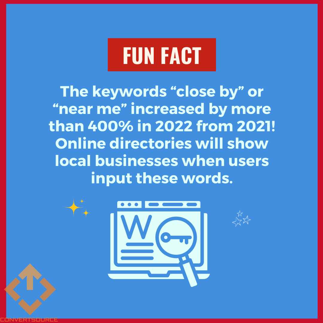 ConvertSource's tweet photo. The cream will rise to the top!
If you're business is not optimized with directories, local searches will not go well for you!
https://t.co/3fkNt4UYkz
#google #seo #localseo #googlemybusiness #googlebusinessprofile https://t.co/HO8hDC7ieP