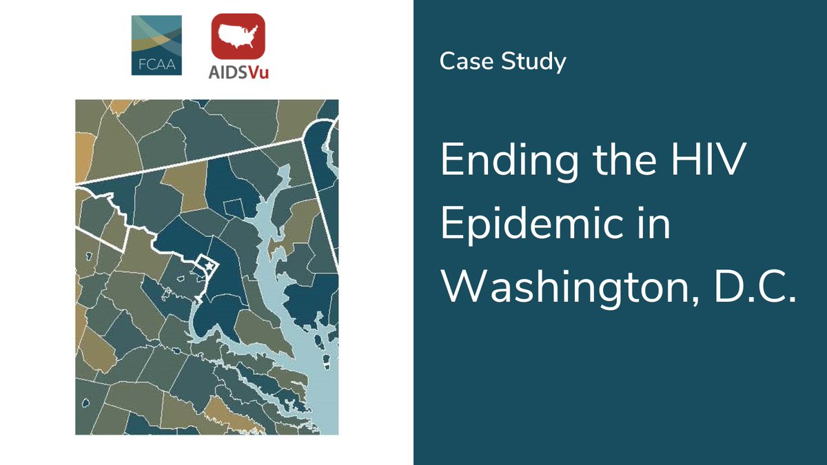 Our next edition of data & narrative spotlighting funding & work taking place in some of the 57 #endingtheHIVepidemic jurisdictions is now online. Data in partnership w/ @AIDSVu & narrative by @stephenhicks featuring @CafritzFdn @LaClinica2 & @WASHAIDS  fcaaids.org/inform/ending-…