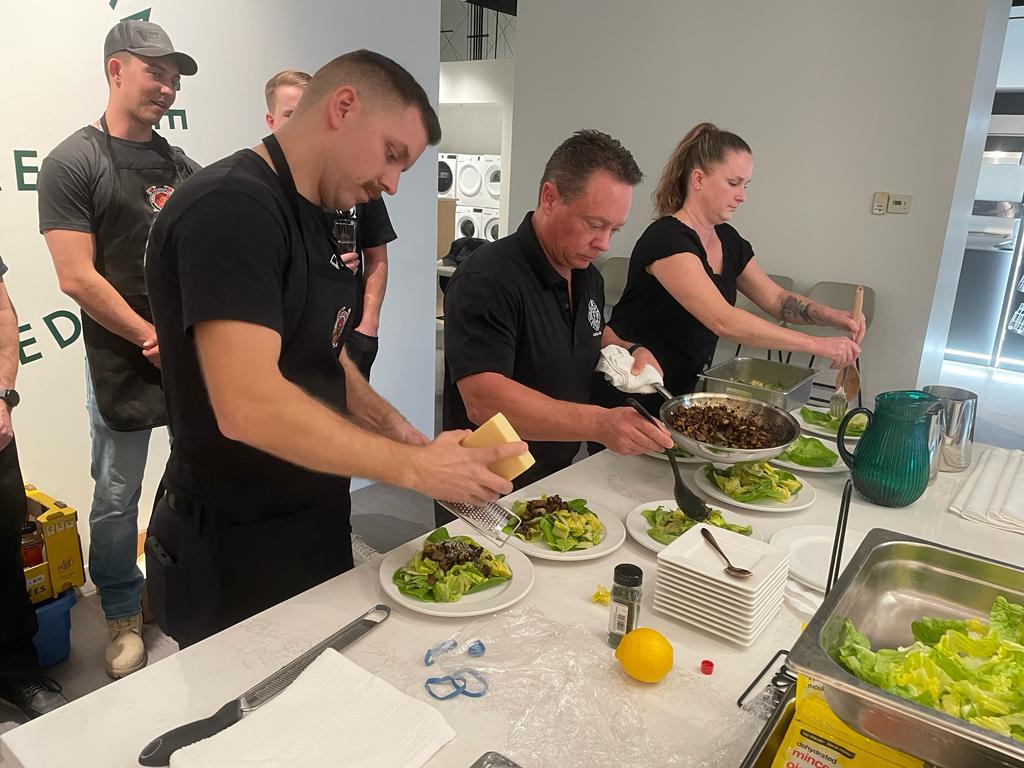 TLFCS's tweet image. On March 18th, Langley firefighters partnered with Midland Appliance to host the highest bidders of the Giving Hearts Gala, the BMG Group. Thanks to Langley Memorial Hospital Foundation's live auction, and a shoutout to Jasbir &amp;amp; friends for a remarkable night!