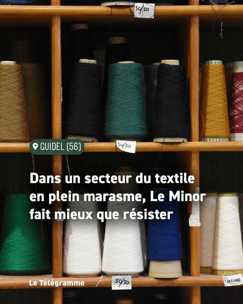 LeTelegramme's tweet image. 🧵 « Il était important pour nous de renaître en France »

Jérôme Permingeat et Sylvain Flet ont repris Le Minor en 2018. Depuis, la bonneterie installée à #Guidel a triplé ses effectifs et affiche un chiffre d’affaires de 4 millions d’euros.

(1/5) ⤵️ go.letelegramme.fr/uWbP