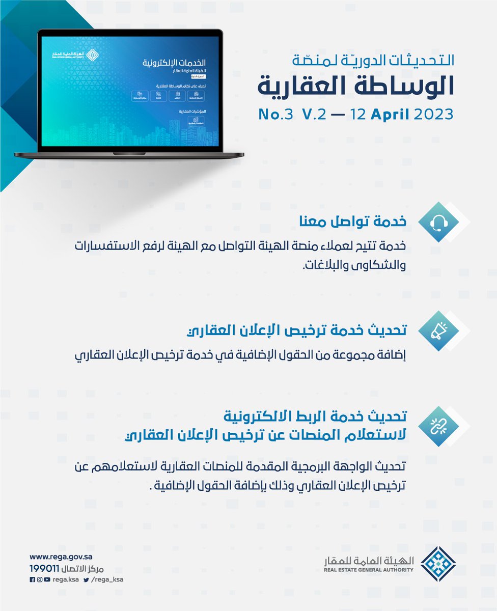الهيئة العامة للعقار tweet media