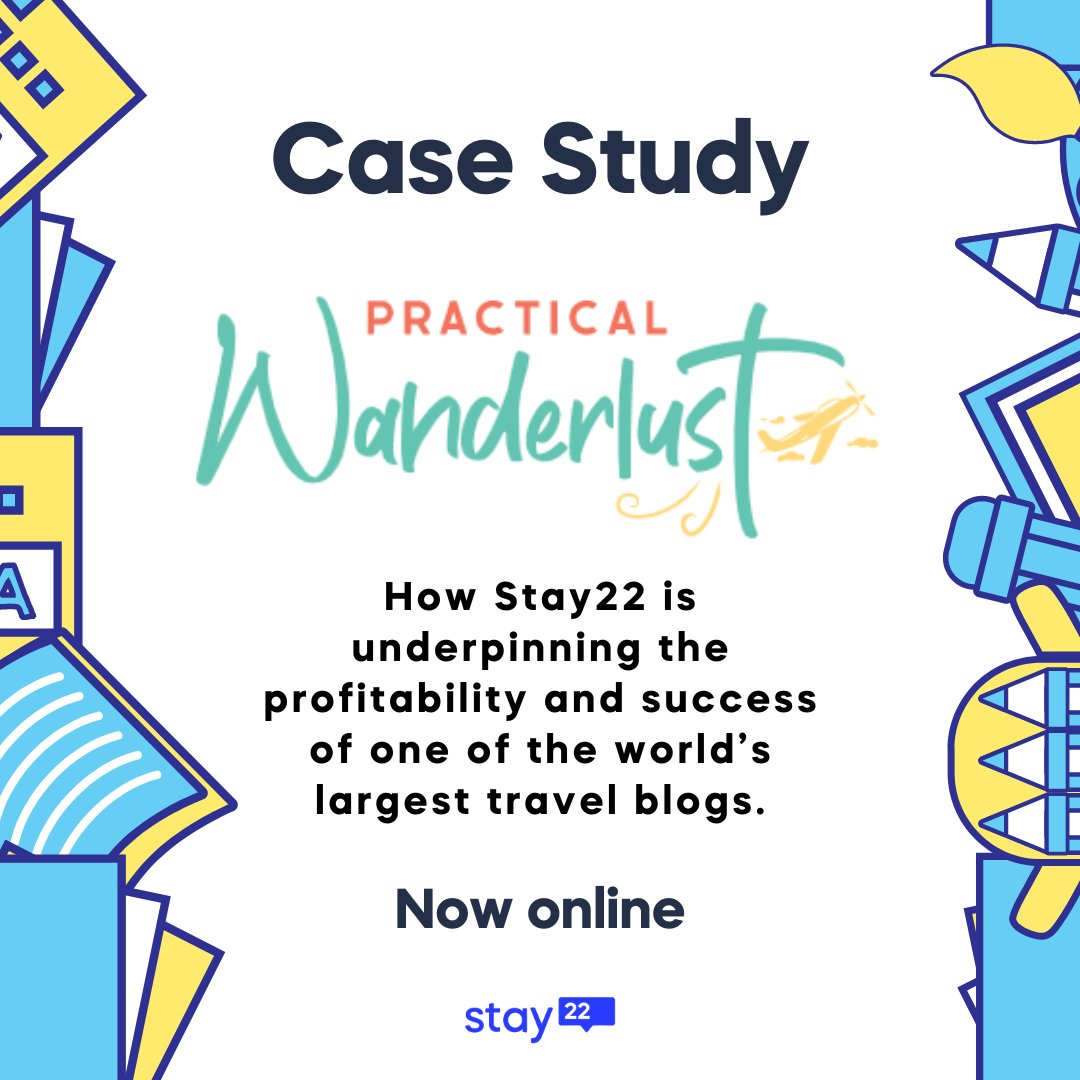 Stay22 (@getstay22) on Twitter photo Case Study: Practical Wanderlust and Stay22 🧠
<a href="/practicalwander/">Lia & Jeremy ❤ Practical Wanderlust</a> a successful travel blog, has recently been working with Stay22 to save time and earn more through affiliate revenue. Read More: buff.ly/3mrRZbB #Stay22 #PracticalWanderlust #traveltech #casestudy Case Study: Practical Wanderlust and Stay22 🧠
<a href="/practicalwander/">Lia & Jeremy ❤ Practical Wanderlust</a> a successful travel blog, has recently been working with Stay22 to save time and earn more through affiliate revenue. Read More: buff.ly/3mrRZbB #Stay22 #PracticalWanderlust #traveltech #casestudy