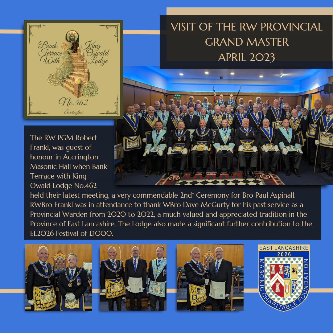 ELMasonsNorth's tweet photo. A very special occasion for the Lodge, especially for the newly passed Brother! 🕊️

#eastribblefreemasons https://t.co/NwHB7CJetd