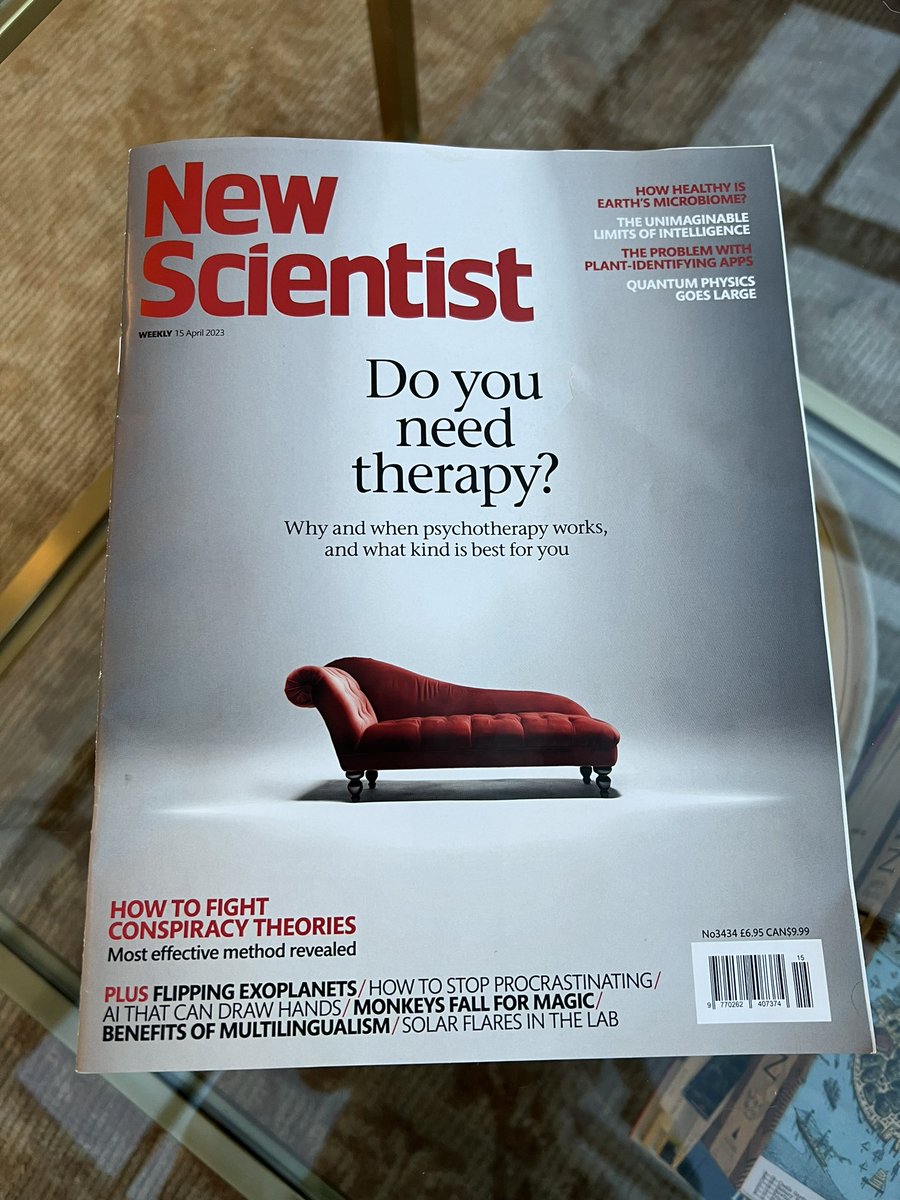 ninatweets's tweet photo. Don’t we all? Check out this weeks @newscientist you’ll discover everything you never knew you needed to know about 300 million year old spiders, male ants with 2 sets of DNA, lab made solar flares, monkeys, AI drawing hands, poo, keto diet and epilepsy, where to stop? #brainfuel https://t.co/aX67mF2RU1