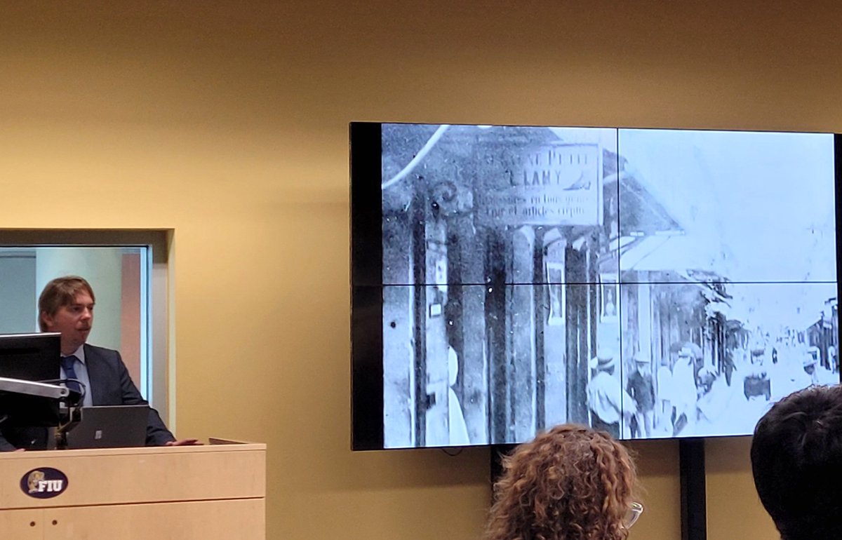 <a href="/church_c/">Christopher Church</a> is here giving a super talk on the eruption of Mount Pelée in Martinique in 1902 and it's ramifications for the French colonial 'civilizing mission.'